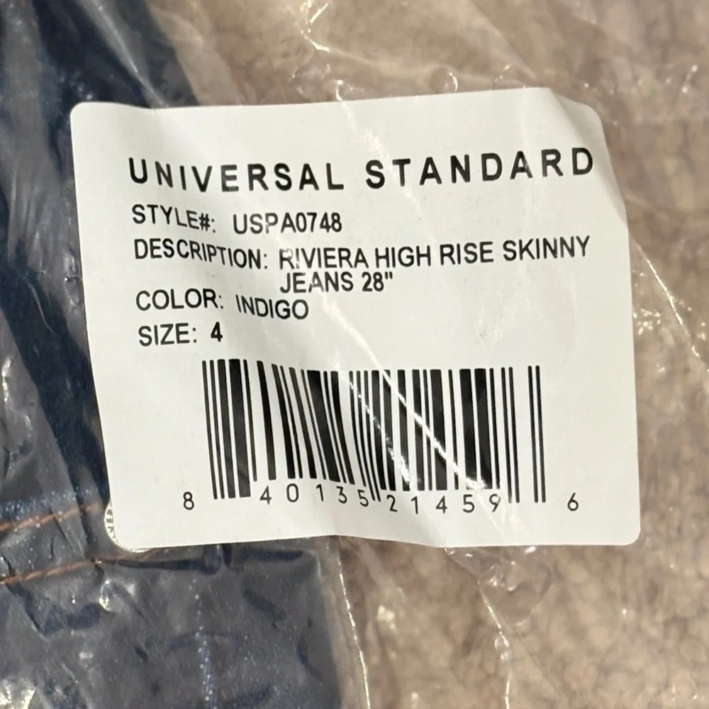 ✨ Universal Standard – Riviera High Rise Skinny Jeans 28”✨ size 4 (26-27)